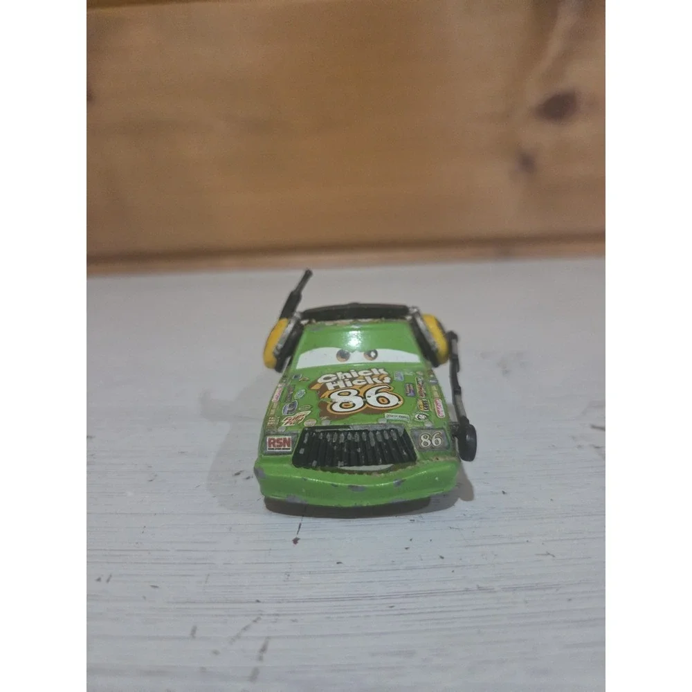 Disney Pixar Cars Diecast Vehicle Chick Hicks 86 Headset Pit Crew Toy Mattel